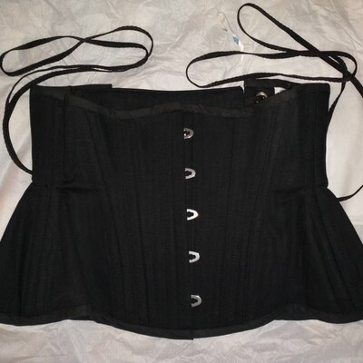 Meschantes Steampunk Vegan Leather Waist Cincher Corset Your - Etsy