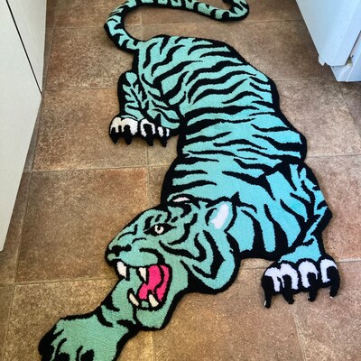 Tiger Rug Tufted Custom - Etsy