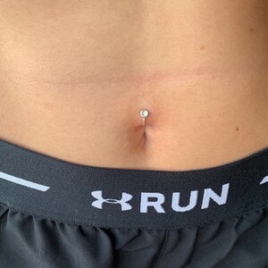 Pebble belly deals button ring