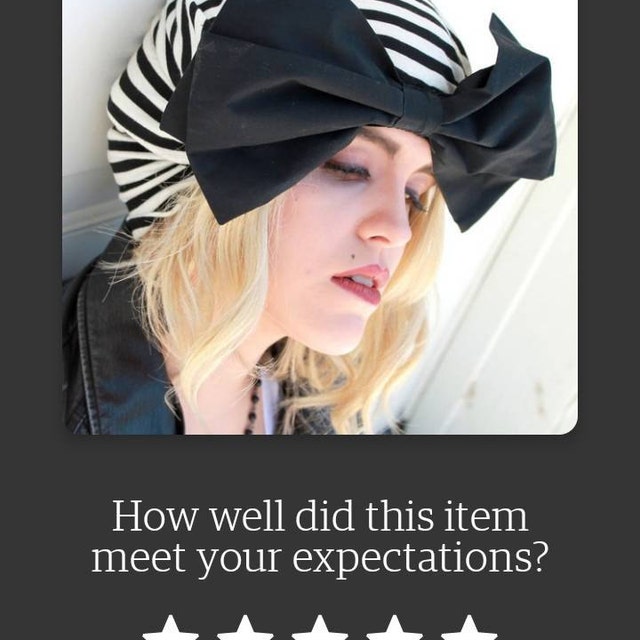 Borderline turban hat Borderline Hat 80s Fashion / Bella Starr main image 4