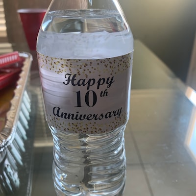95th Bithday Wate Bottle Labels | SET Of 25 | Glossy ... - Etsy