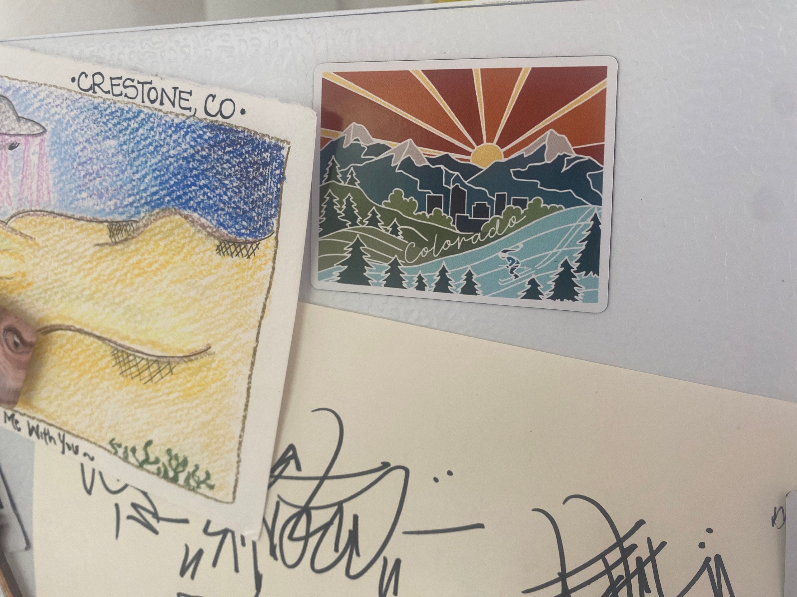 Colorado Car Magnet | Weatherproof State Magnet | Outdoorsy Magnet | Locker Magnet | Fridge Magnet | Weatherproof Magnet | 3&quot;