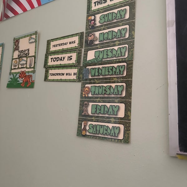 Ocean Under the Sea Theme Classroom Schedules, Sea Life Printable ...