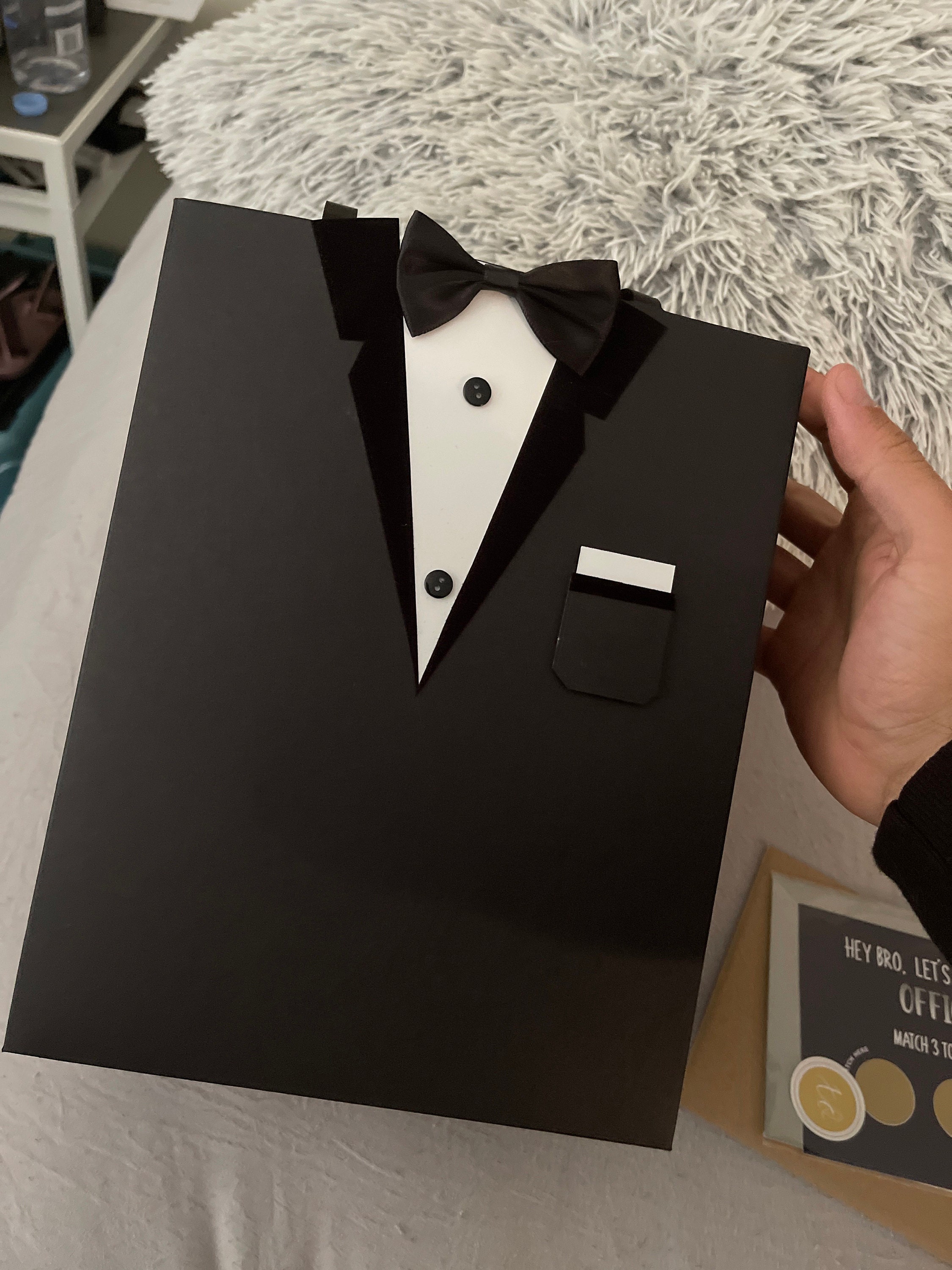 Geschenktüten für den Bräutigam/Geschenktüte für den Antrag/Geschenktüte für den Smoking, Geschenke für den Bräutigam (verschiedene Größen)