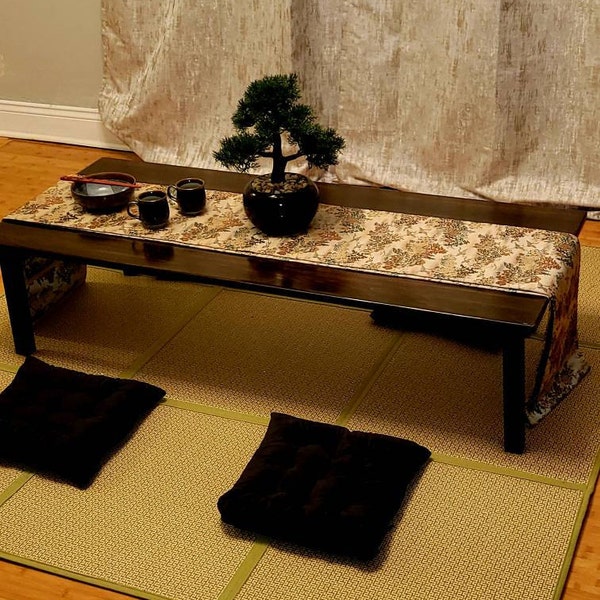 Chabudai Dining Table - Low Dining Table - Japanese Dining Table ...