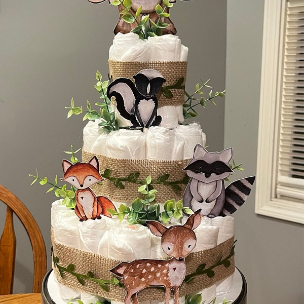 Woodland Diaper Cake Kit Woodland Baby Shower Diaper Cake Decoration Iap 600x600.5645283921 6ezaunrk