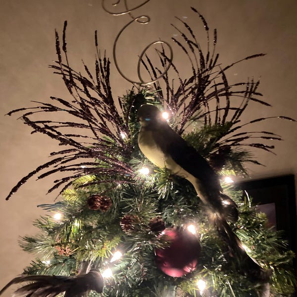 Inital Tree Topper Monogram 7