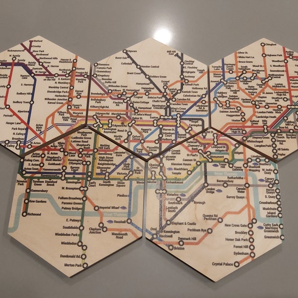 London Tube Coasters - Etsy