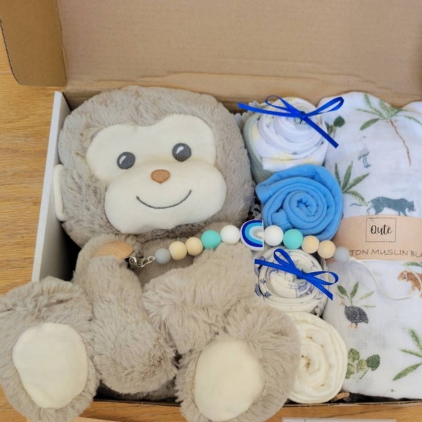 Qute Unisex / Gender Neutral / Boy / Girl Baby Gift Box , 2 Baby ...