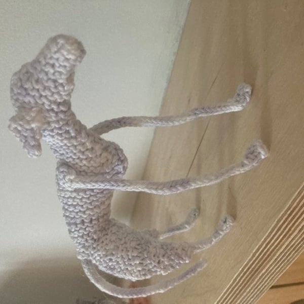 Lurcher Knitting Pattern - Etsy