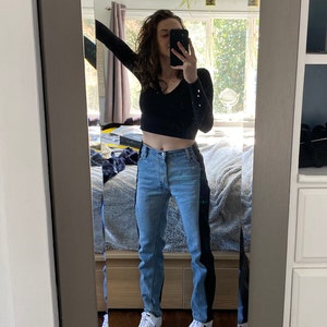 Custom Levis Color Block Jeans 