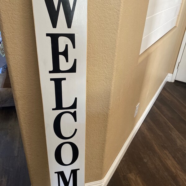 Large Welcome Signs, Rustic Wood Welcome Signs, Welcome Porch Signs ...
