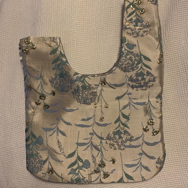 Muuc Embroidery Floral Small Handbag, 2 Colors, made in Japan main image 1