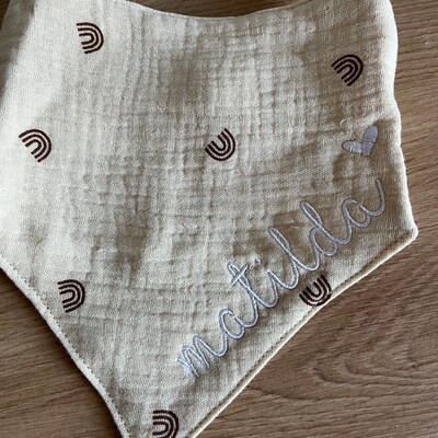 Pride Hundehalstuch – 2 Stück Regenbogen-Bandanas | Mit Love Is Love Aufdruck | Für Hunde & Katzen | Pride Day & CSD