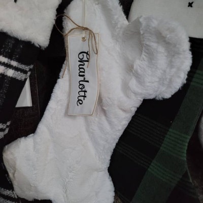 Dog Christmas Stockings Fur Dog Stockings, Personalized Dog Stockings ...