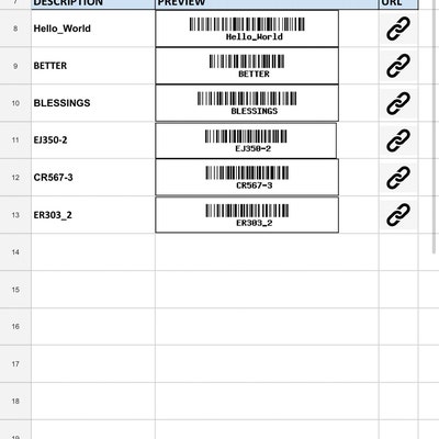 Optimize Organization: Try Our Google Sheets QR/SKU Barcode Generator ...