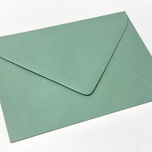 Enveloppes colorées - Vert (Eucalyptus)~164 x 164 mm