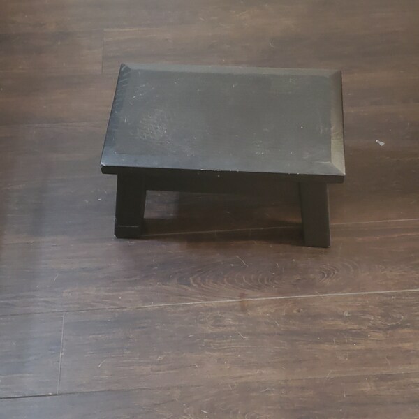 Classic, Modern, Beveled Edge, Wood Riser, Step Stool, Footstool ...