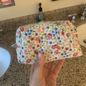 Glam & Go Quilted Cosmetic Bag-Petal Parade Pink main image 1