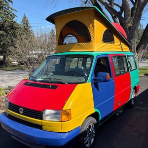 VW T4 EuroVan Weekender対応ポップトップルーフキャンバス：3