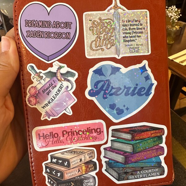 Good Girl Book Lover Stickers - 3-Pack Waterproof Vinyl Decals For Readers