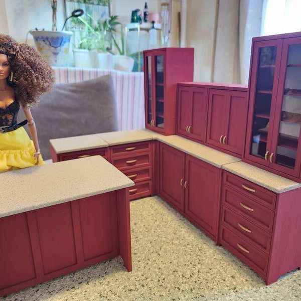 1/6 Scale Miniature Wardrobe for Popular Fashion Dolls 12 Inch ...