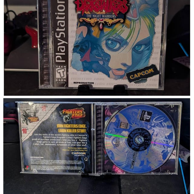 DARKSTALKERS 3 - Sony PlayStation PS1 Capcom WATA classé 9,8 A+ scellé