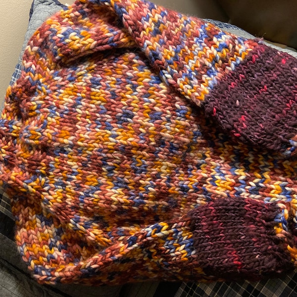 KONA SWEATER : Knitting Pattern, Zero Waste, Textured, Colorful, Light ...
