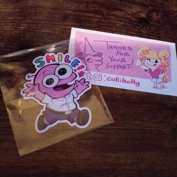 Smiling Friends Pim Sticker - Die Cut Vinyl Sticker 2.5