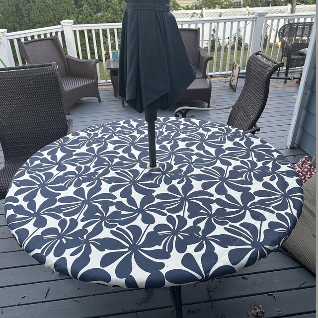 Outdoor Tablecloth With Umbrella Hole Coolnut 60