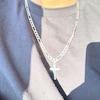 Men’s Sterling Silver crocodile pattern Cross