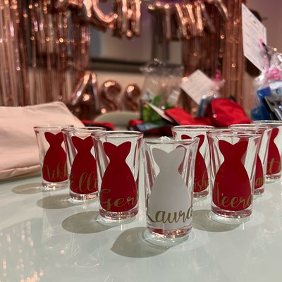 PIMP & HO Shot Glass Set - Funny Couple Gifts For Weddings & Parties - 1.75oz Lead-Free Glass - USA Made