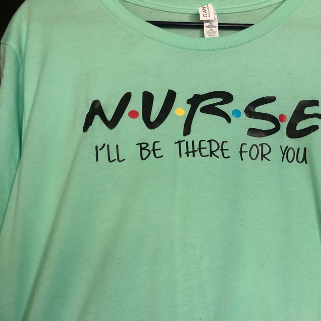 Women's Nurse T Shirt I'll Be There For You Nurse Shirt Cute Nurse Shi