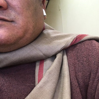 wool meditation shawl