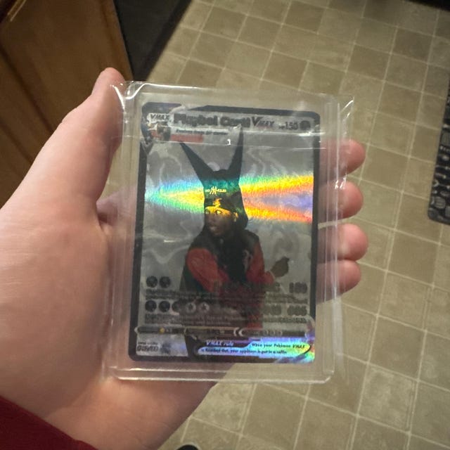 プレイボーイ・カルティ ホロVMAXトレーディングカード | ポケモン風