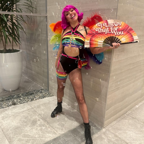 Rainbow Sash Pride Costume Accessory