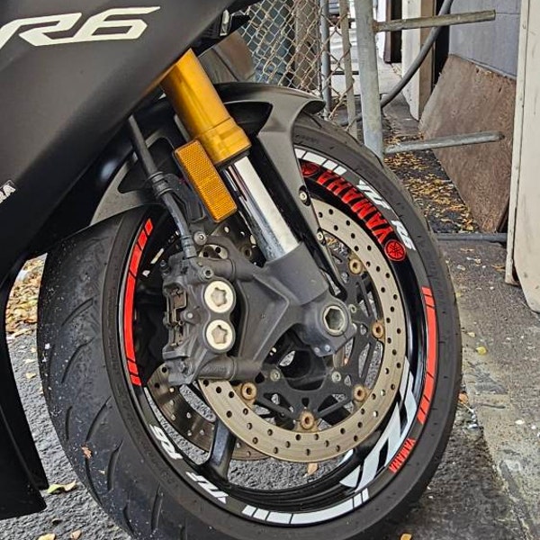 Ace Vinyl Suzuki GSX-R 750 Wheel Decals Rim Stickers, Glossy, Custom Text Available, 6 Months Warranty