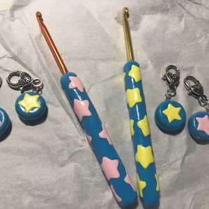 Sparkle Crochet Hook, Polymer Clay, Susan Bates, Boye, Customized ...