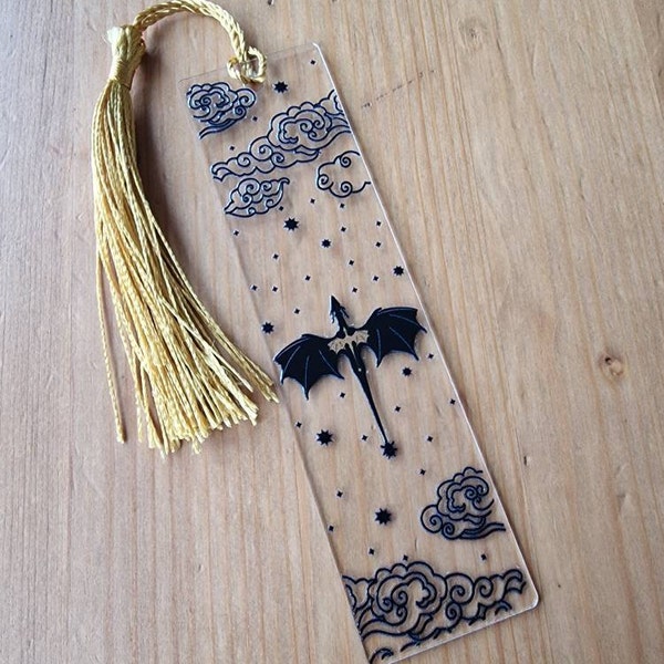 Signet Bookmarks Fourth Wing Acrylic Bookmark With Signet - Etsy