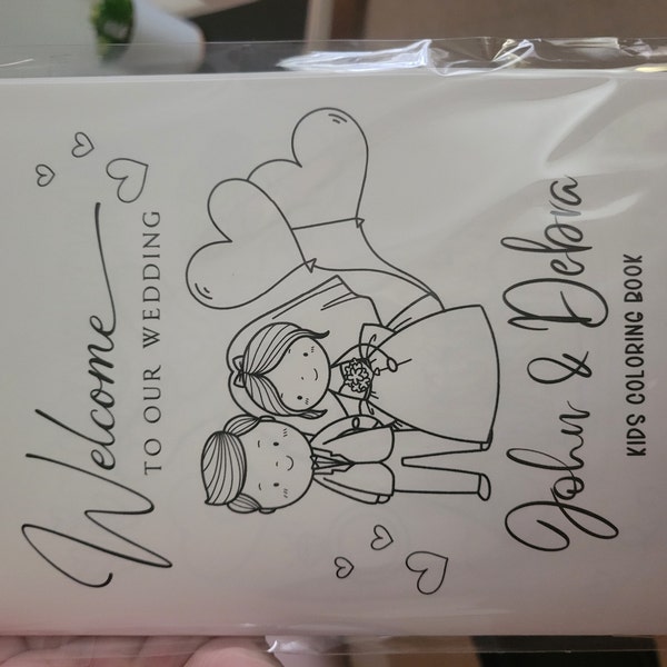 Wedding Kids Coloring Book Sign Template, Coloring Book Sign for ...