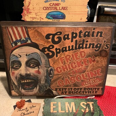 Captain Spaulding House Of 1000 Corpses Devil S Rejects Wood Sign