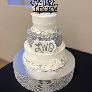 Happy 80th Birthday Cake Topper, Custom Cake Topper for Birthday With ...