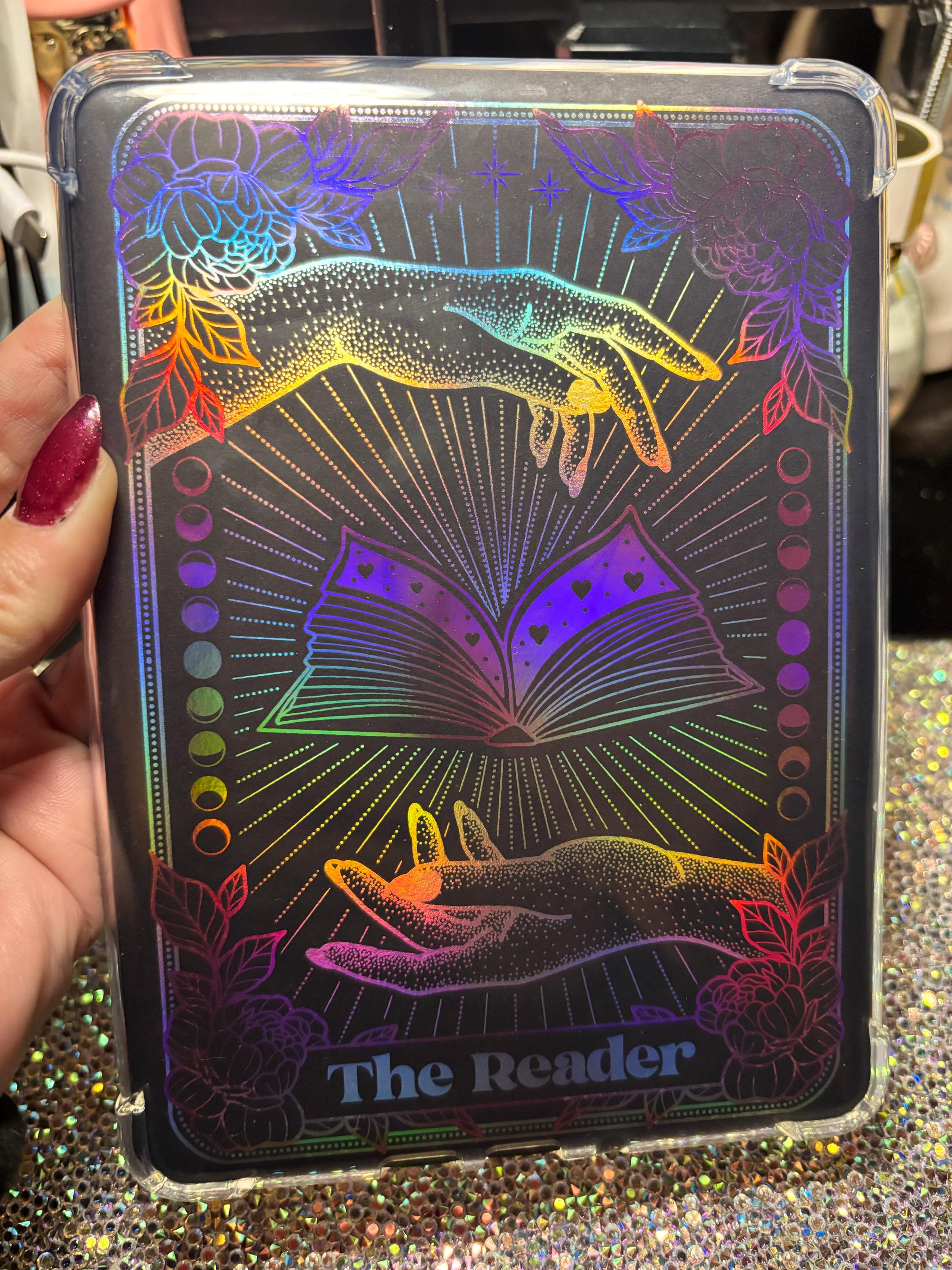 The Reader Tarot Card Kindle Paperwhite Clear Case Insert