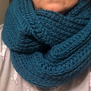 Knit Scarf Infinity Scarf Women Scarf Knit Cowl Scarf Knitted - Etsy