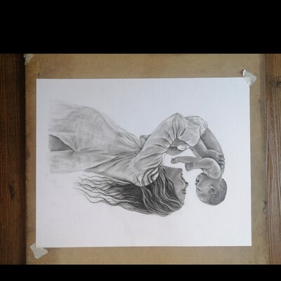 Erotic Art Naked Woman Charcoal Drawing Nudity Wall Art - Etsy