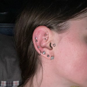 Tiny Cartilage Hoop/clicker Hoop/tiny Hoop Earrings/tragus - Etsy
