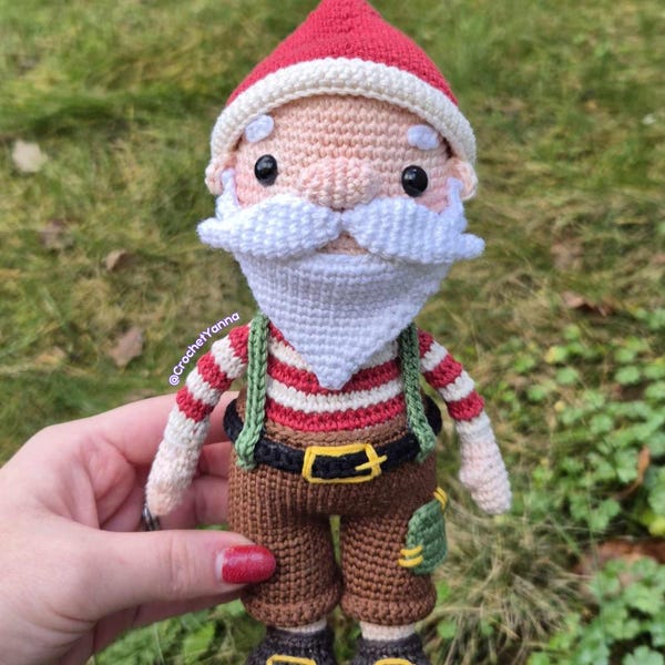 Handcrafted Crochet Cute Santa Toy main image 1