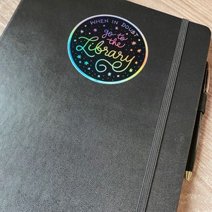 Doodled Library Sticker Bundle / Vinyl Sticker / Laptop | Etsy