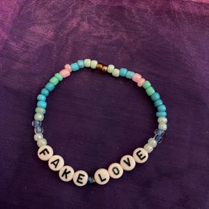 Love Yourself Trilogy BTS Songs Beaded Bracelets - BTS Accessories