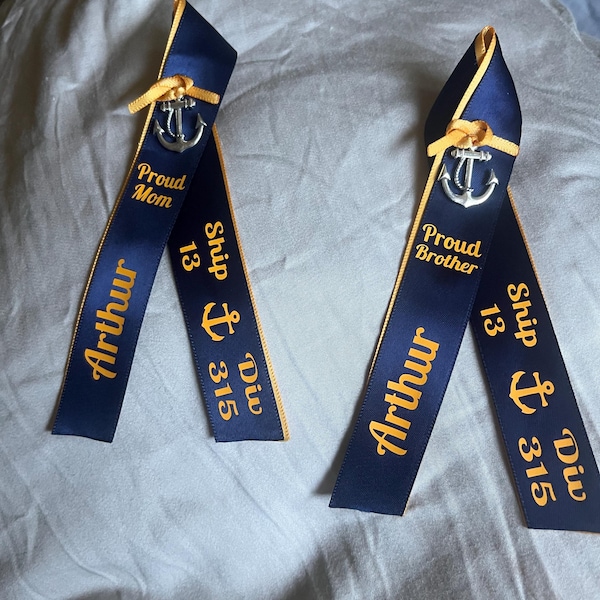 Personalized Military Boot Camp Graduation Ribbon: Family Support - Etsy
